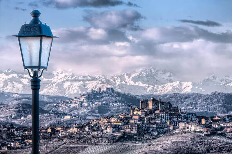 Inverno nei vigneti